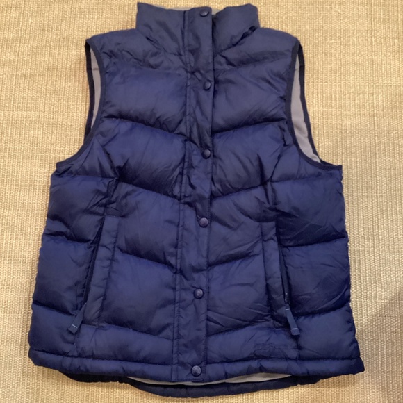 L.L. Bean Jackets & Blazers - LL Bean Womens Down Vest Navy Blue Sz M